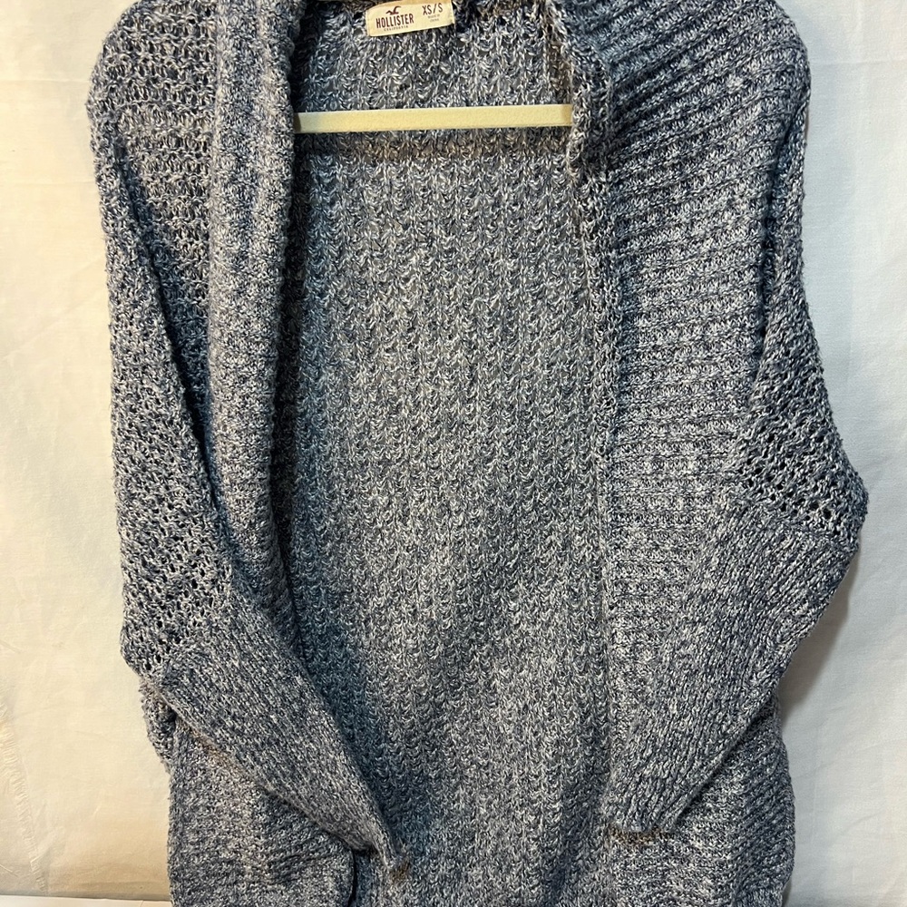 Hollister Women's Gray Blue Cardigan